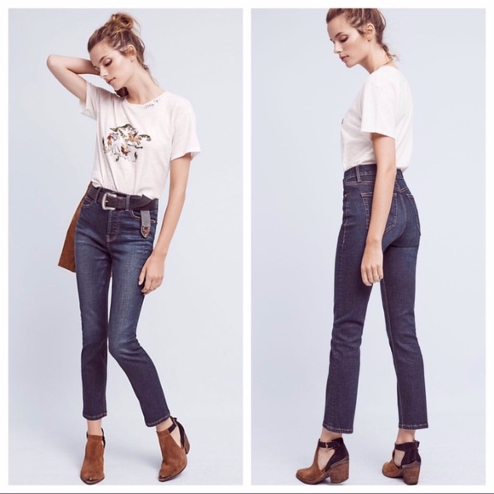 Level 99 Anthro Ultra High Rise Riley Jeans 26